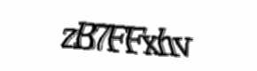Security check image, please type the characters shown