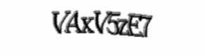 Security check image, please type the characters shown